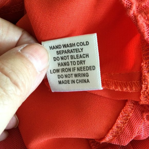 Skies are Blue Deep Peach Layered Tank, Medium - Picture 8 of 8